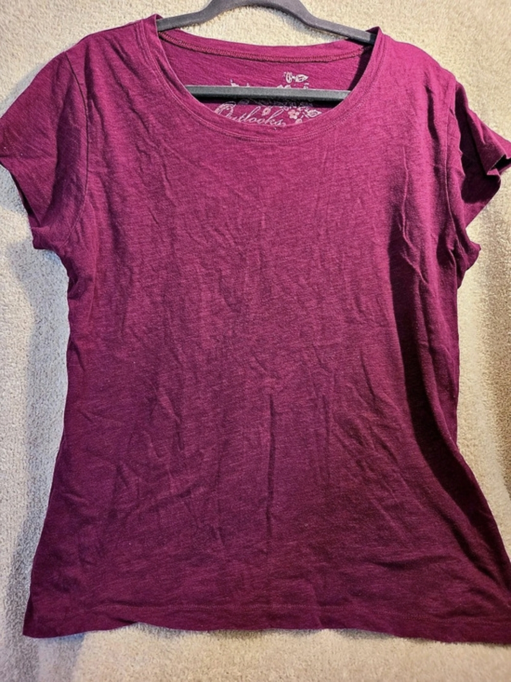 Outlooks Short Sleeve Tee in Purple XL